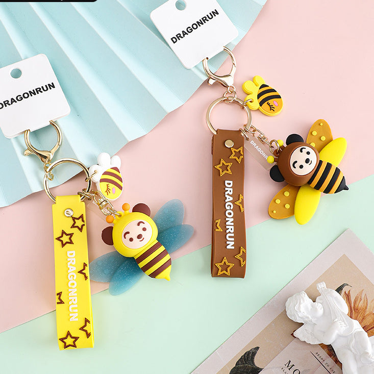 Llavero Creativo De Abeja De Silicona al por mayor